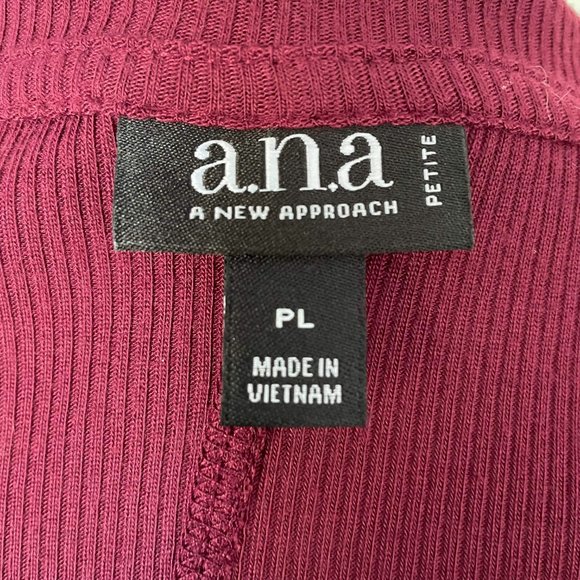 a.n.a | {PL} Long Sleeve Henley - Picture 3 of 4